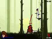 Флеш игра онлайн Соломенный самурай 2 / Straw Hat Samurai 2